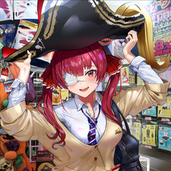 This is a pixiv picture whose title is ドンキ女.