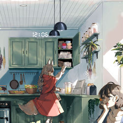 This is a pixiv picture whose title is 12:06.