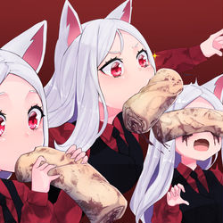 This is a pixiv picture whose title is HELLTAKER.