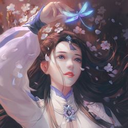 This is a pixiv picture whose title is 古剑奇谭3/云无月.