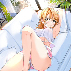 This is a pixiv picture whose title is 暇.