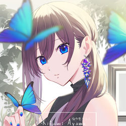 This is a pixiv picture whose title is La bleue.