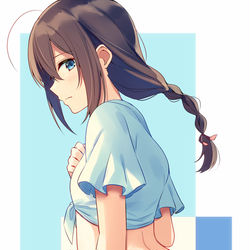 This is a pixiv picture whose title is hot！.