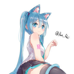 This is a pixiv picture whose title is ミクさんの落書き.