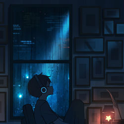 This is a pixiv picture whose title is 思い出に浸る.