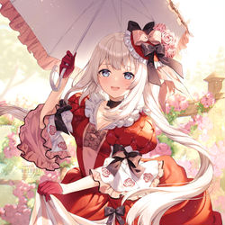 This is a pixiv picture whose title is 🌹.