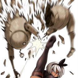 This is a pixiv picture whose title is 2B X サイトウ.