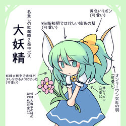 This is a pixiv picture whose title is 東方人気投票16大妖精支援.