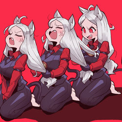 This is a pixiv picture whose title is 헬테이커 케르베로스.
