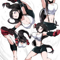 This is a pixiv picture whose title is ティファ練習.