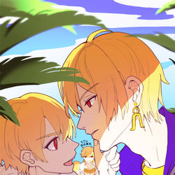 This is a pixiv picture whose title is ギルギル.