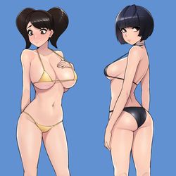 This is a pixiv picture whose title is kawakami & tae.
