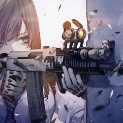 This is a pixiv picture whose title is AK.