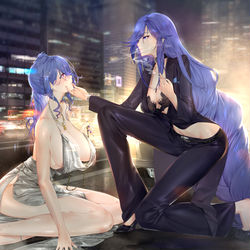 This is a pixiv picture whose title is 美人.