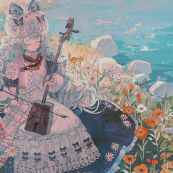 This is a pixiv picture whose title is 内蒙.