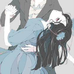 This is a pixiv picture whose title is 禁断の恋。.