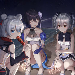 This is a pixiv picture whose title is 崩壊3rd.
