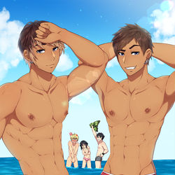 This is a pixiv picture whose title is Summer time!.
