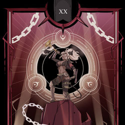 This is a pixiv picture whose title is Major Arcana XX - Judgement.