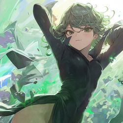 This is a pixiv picture whose title is ワンパンマン.