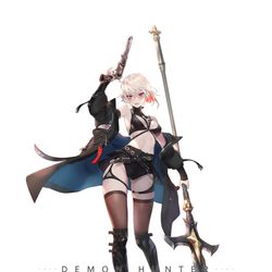 This is a pixiv picture whose title is Demon hunter.