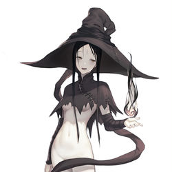 This is a pixiv picture whose title is 欠乏の魔女.