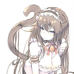 This is a pixiv picture whose title is 猫メイド.