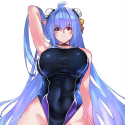 This is a pixiv picture whose title is 競泳水着もす.