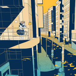 This is a pixiv picture whose title is 早朝.