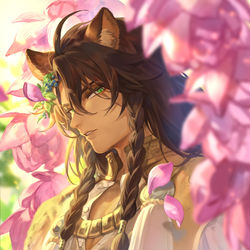 This is a pixiv picture whose title is レオナ・キングスカラー.