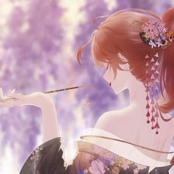 This is a pixiv picture whose title is 姬子生贺｜假如.