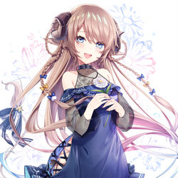 This is a pixiv picture whose title is 七瀬すばる1周年記念イラスト.