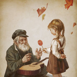 This is a pixiv picture whose title is 街頭.