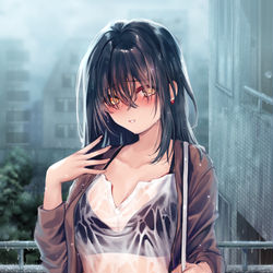This is a pixiv picture whose title is 突然の来訪.