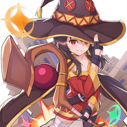 This is a pixiv picture whose title is めぐみん.
