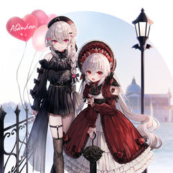 This is a pixiv picture whose title is ♥.