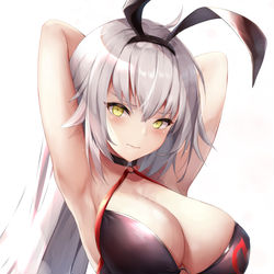 This is a pixiv picture whose title is バニ邪ヌ水着.