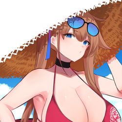 This is a pixiv picture whose title is 水着FAL.