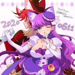 This is a pixiv picture whose title is マカロンおたおめ.