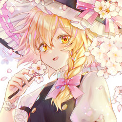 This is a pixiv picture whose title is 魔理沙ちゃん.