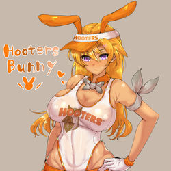 This is a pixiv picture whose title is hootersバニー。.
