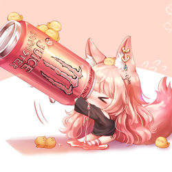 This is a pixiv picture whose title is 몬스터 뿅뿅이.