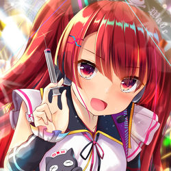 This is a pixiv picture whose title is 恋刃 VIVID.