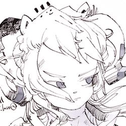 This is a pixiv picture whose title is つのとみみの魔王.