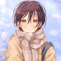 This is a pixiv picture whose title is 告白.
