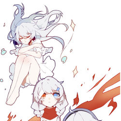 This is a pixiv picture whose title is Who am I？.