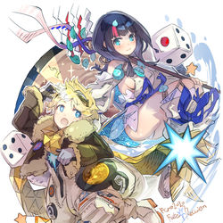 This is a pixiv picture whose title is 宇津見ちゃんと少年くん.