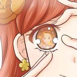 This is a pixiv picture whose title is 眼に入れても痛くない貴女.