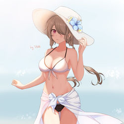 This is a pixiv picture whose title is 丽塔水着.