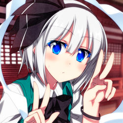 This is a pixiv picture whose title is みょんぴーす！.
